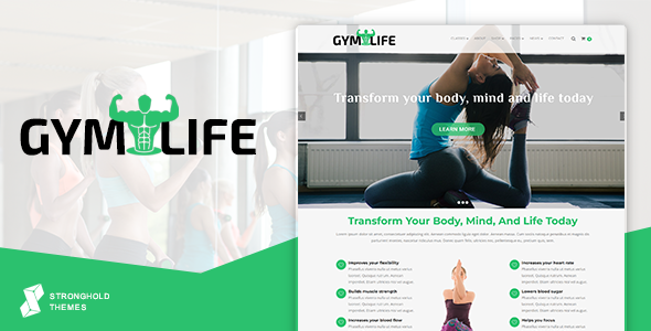GymLife - Gym, Yoga & Fitness WordPress Theme