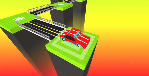 Unity Game Template – Zigzag Taxi (Compatible with Unity 6!)
