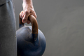 At home gym including kettlebell weights - PhotoDune Item for Sale