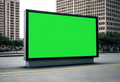 City advertising billboard mockup. 3D render. - PhotoDune Item for Sale