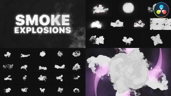 Smoke Explosions for DaVinci Resolve