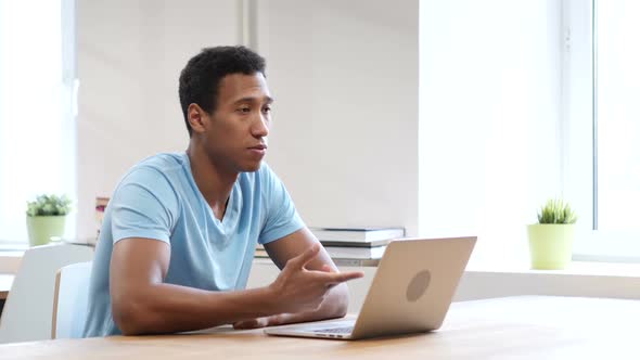 Man Talking With Customer