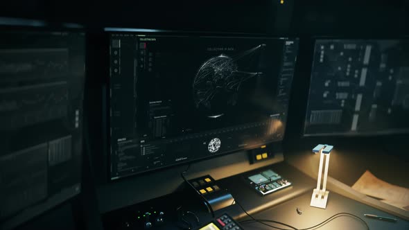 Security network analysis system detects target ip address on the earth map alt