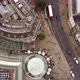 Drone View of Street with a Shopping Center and Residential Buildings in London - VideoHive Item for Sale