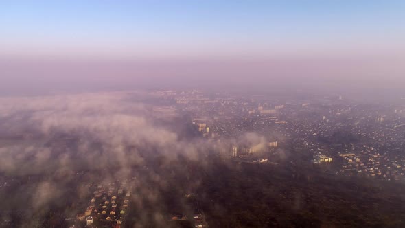 Fog Over City