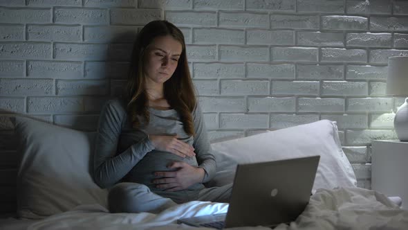 Pregnant Girl Suffers Headache, Feeling Unwell Watching Film at Night Healthcare