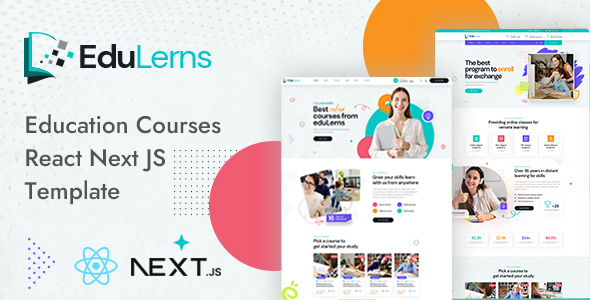 Edulerns  - Education Courses React Next Template