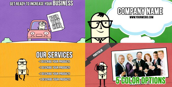 Business Man Presentation Corporate Promo