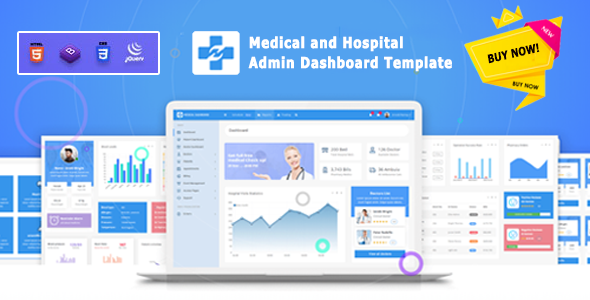 Medash - Medical and Hospital Admin Dashboard Template