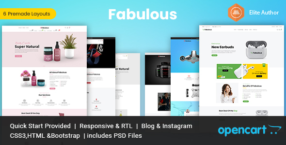 Fabulous - Multipurpose Opencart Theme