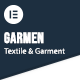 Garmen - Textile & Garment Industry Elementor Template Kit - ThemeForest Item for Sale