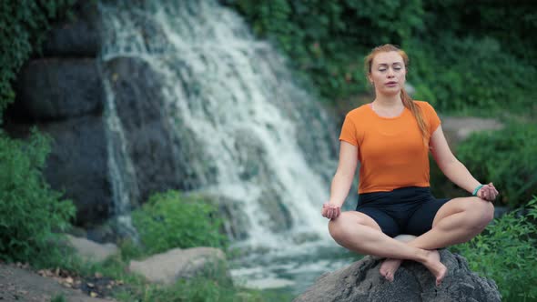 Woman Doing Yoga