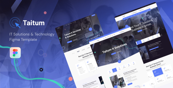 Taitum - IT Solutions & Technology Figma Template