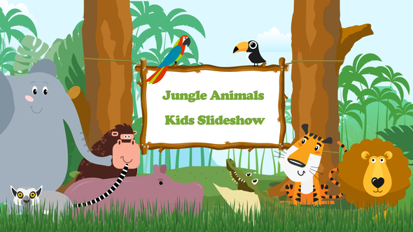 Jungle Animals Kids Slideshow