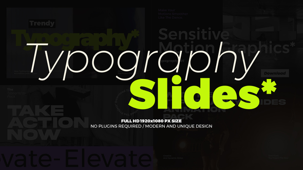 Typography Slides