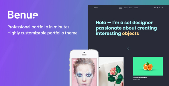 Benue – Portfolio for WordPress