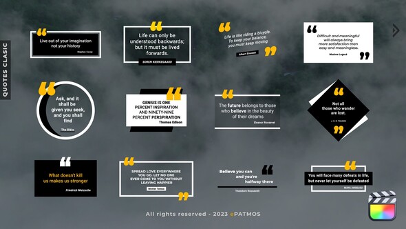 Quotes Classic v1.0 | Final Cut Pro alt