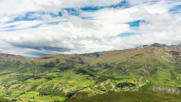 Time Lapse of Beautiful New Zealand Mountain Range