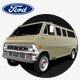Ford Econoline Club Wagon - 3DOcean Item for Sale