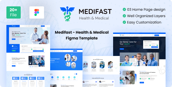 Medifast - Health & Medical Figma Template