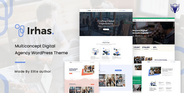 Irhas | Digital Agency WordPress Theme