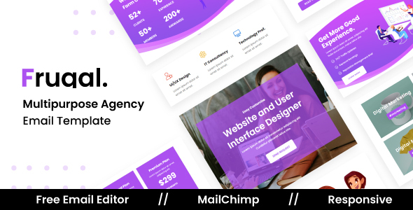 Fruqal Agency - Multipurpose Responsive Email Template