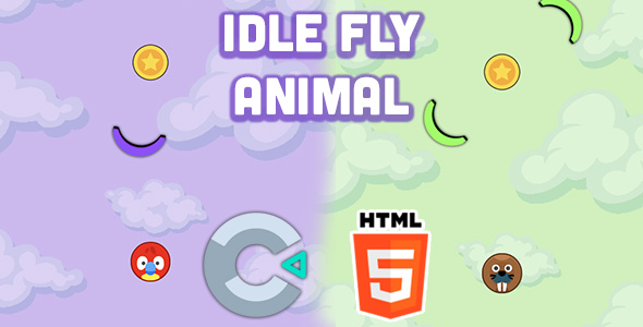 Idle Fly Animal – HTML5 Game – C3P