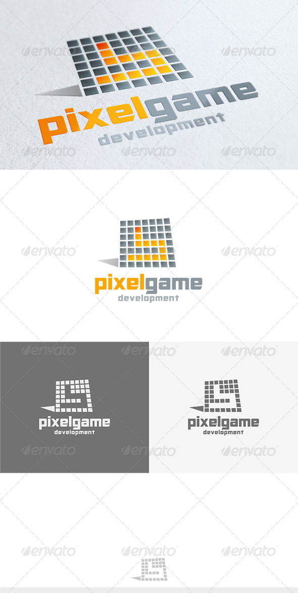 Pixel Game Logo