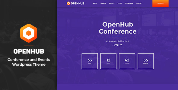 OpenHub - A Stylish Events & Conference Theme