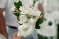 White bridal bouquet on Wedding day, fresh flowers for special event - PhotoDune Item for Sale
