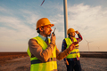 Maintenance engineer team working in wind turbine field - PhotoDune Item for Sale