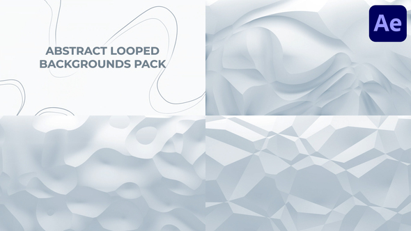 Abstract Looped Backgrounds Pack for After Effects alt