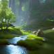 Streams Water Background