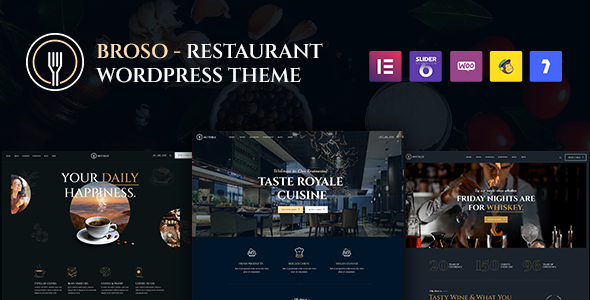 Broso - Restaurants & Cafes WordPress Theme