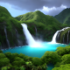 Waterfall Background