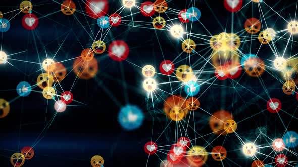 Representation of Social Media Engagement in Plexus Network Connection Hd alt