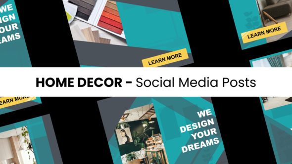 Home Decor - Social Media Posts