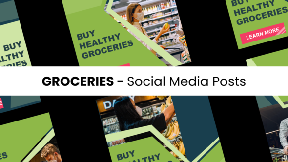Groceries - Social Media Posts