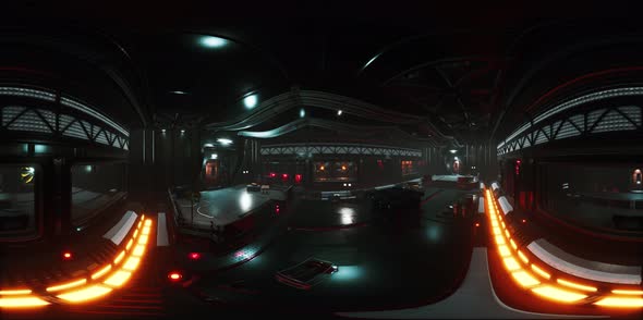 Vr360 View of Spaceship Interior alt