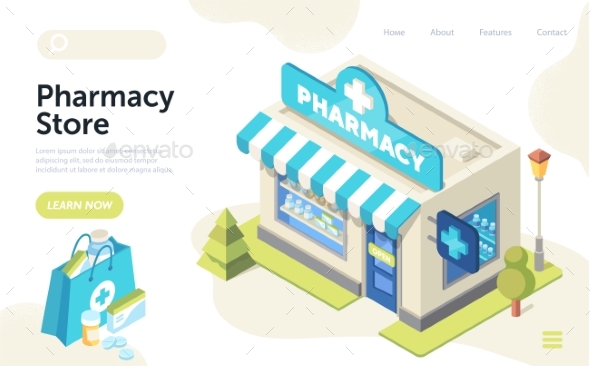 Pharmacy Store Landing Page