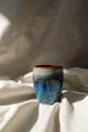 Handmade ceramic cup on the linen fabric - PhotoDune Item for Sale