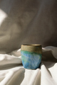 Handmade ceramic cup on the linen fabric - PhotoDune Item for Sale