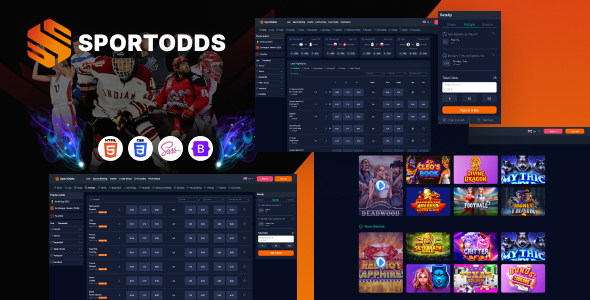 Sportodds - Sports Betting Website HTML Template