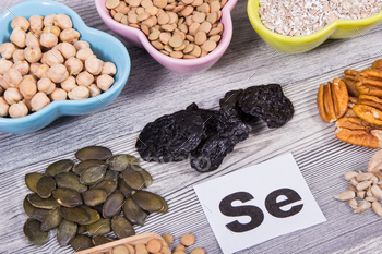 Healthy ingredients containing selenium, vitamin and minerals