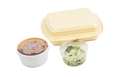 Food plastic box, sauce and salad. - PhotoDune Item for Sale