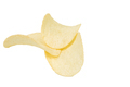 Three goldish deliciouse potato chips. - PhotoDune Item for Sale