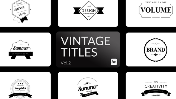 Vintage Title 02 for After Effects