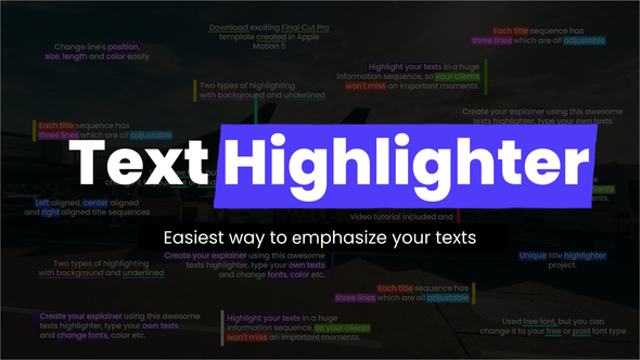 Highlight Texts - Explainer || Macros