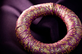 Donut cushion for singing bowls purple - PhotoDune Item for Sale