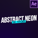 Abstract Neon Titles - VideoHive Item for Sale